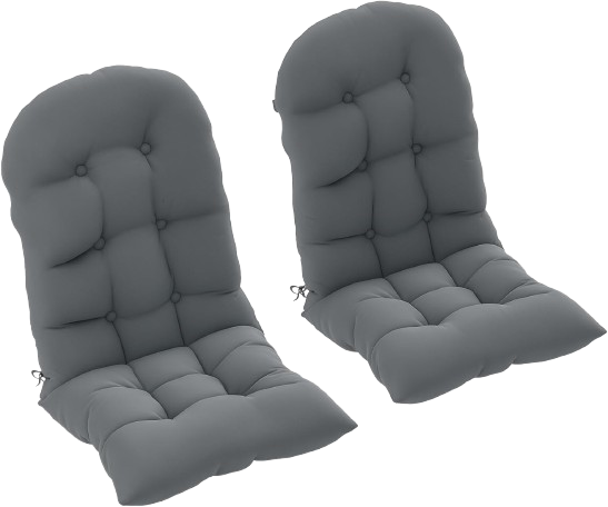 Tufted Non Slip Replacement Pad Set with Secure Fastening
